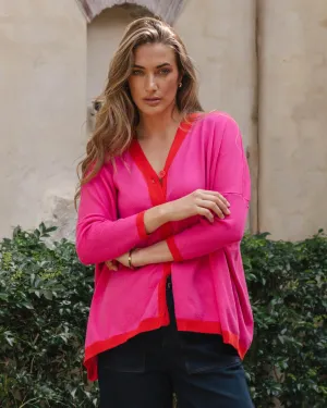 Hampton Cardigan - Pink