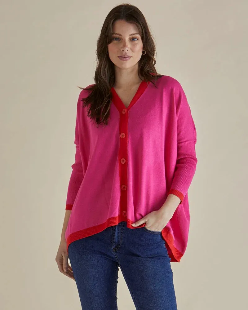 Hampton Cardigan - Pink