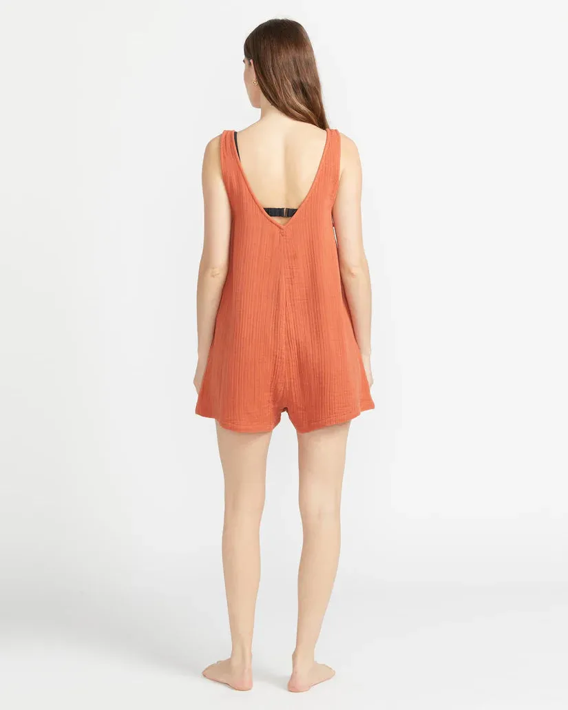 Hang Losose Romper - Rust