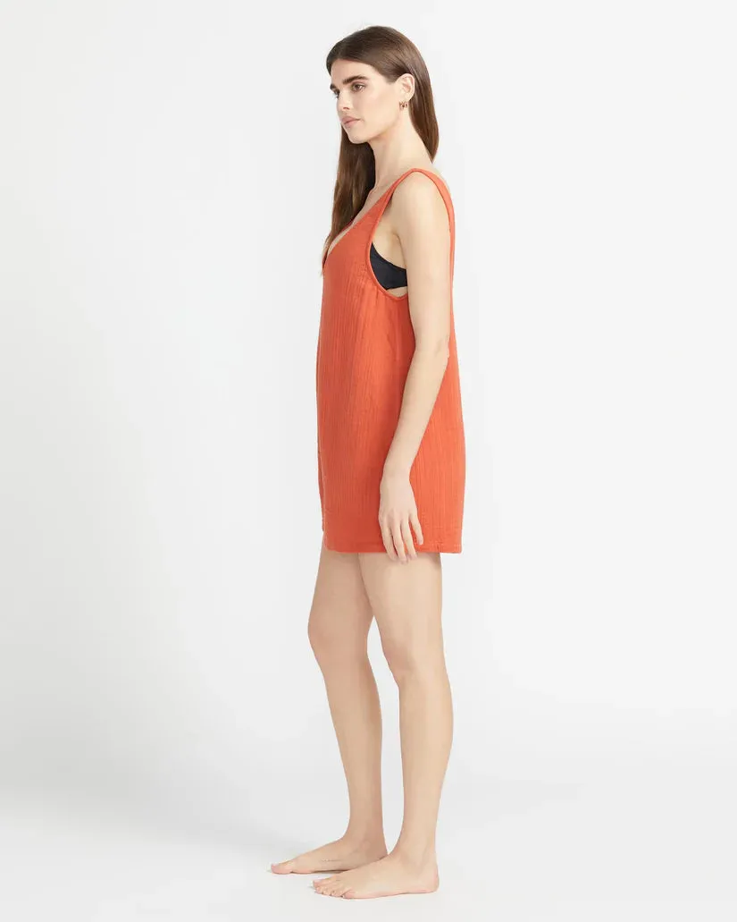 Hang Losose Romper - Rust