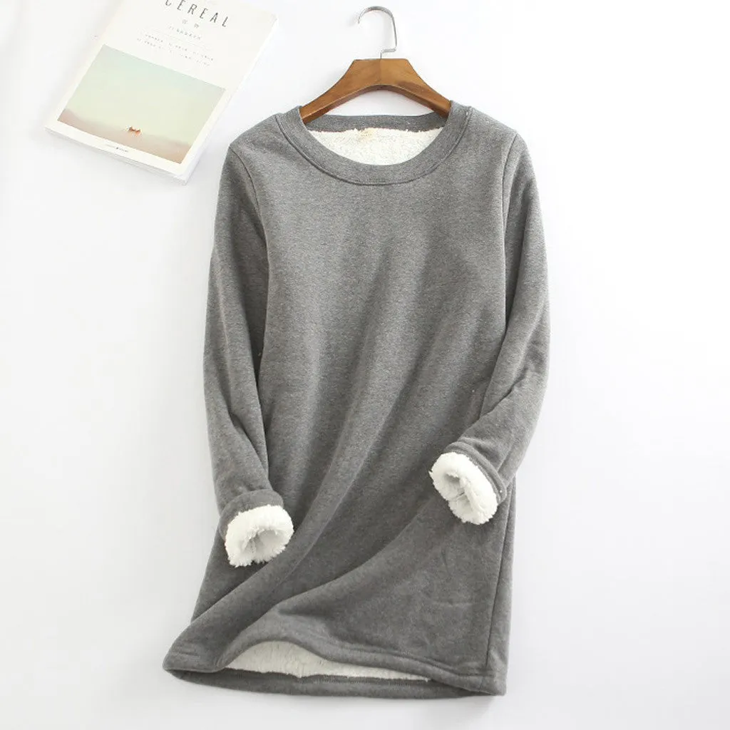 Hanna – Comfy Fleece Women’s Winter Sweater