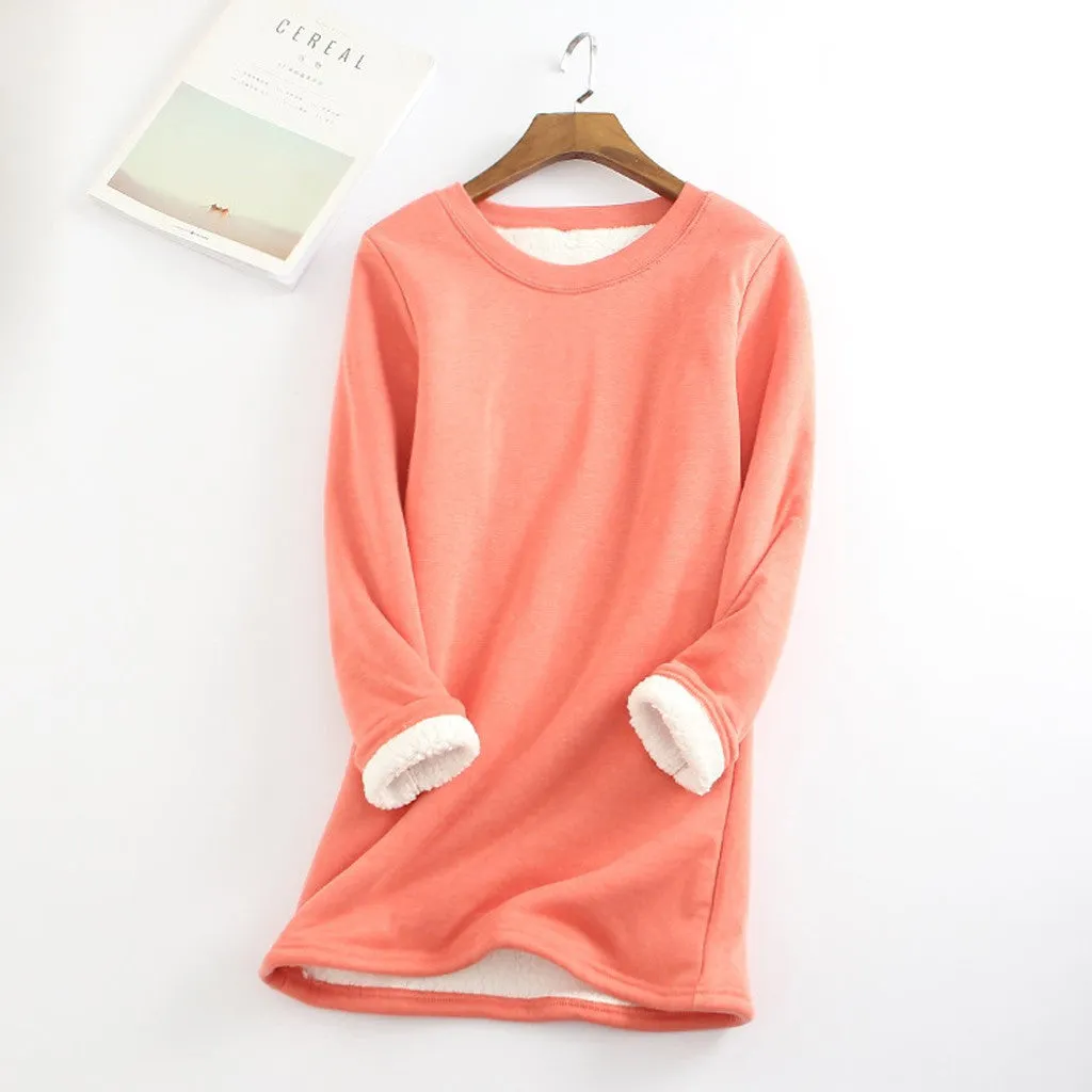 Hanna – Comfy Fleece Women’s Winter Sweater