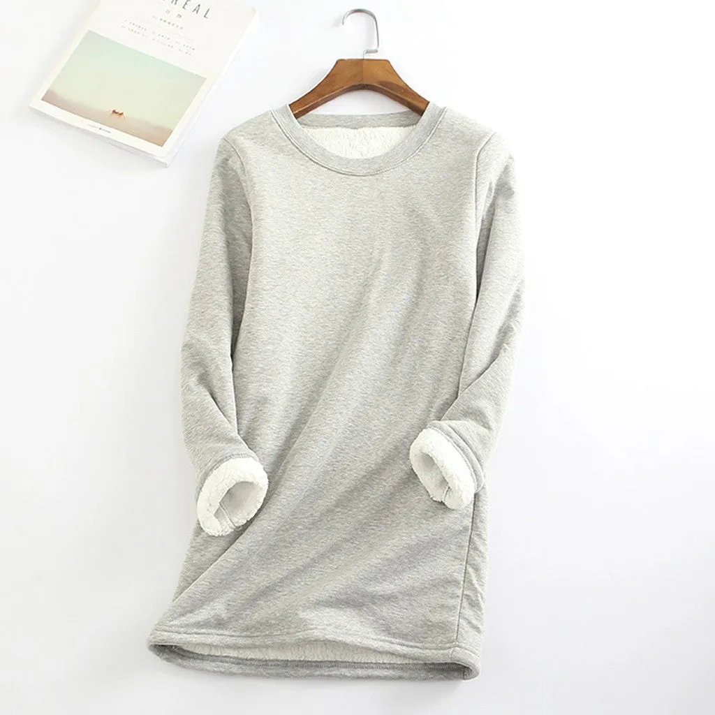 Hanna – Comfy Fleece Women’s Winter Sweater