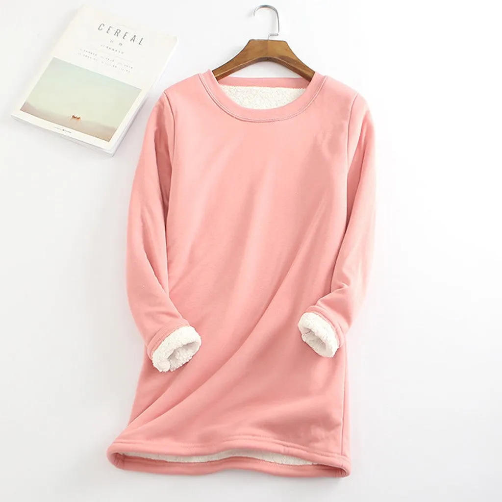 Hanna – Comfy Fleece Women’s Winter Sweater
