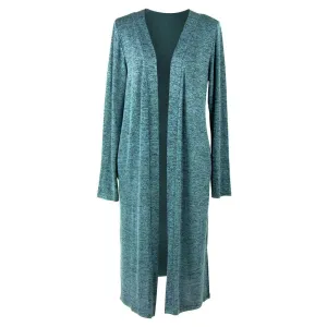 Hello Mello Carefree Threads Long Cardigan-Small Mint