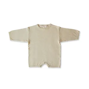 Hemp Oversized Playsuit - Lemonade