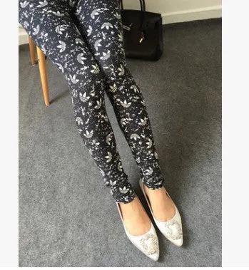 High 16 COLOURS Women's girl's casual High Elastic printed Leggings Fitness Comfortable leggins pants LG023