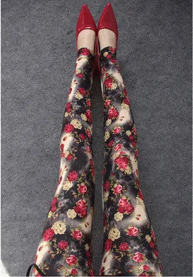 High 16 COLOURS Women's girl's casual High Elastic printed Leggings Fitness Comfortable leggins pants LG023