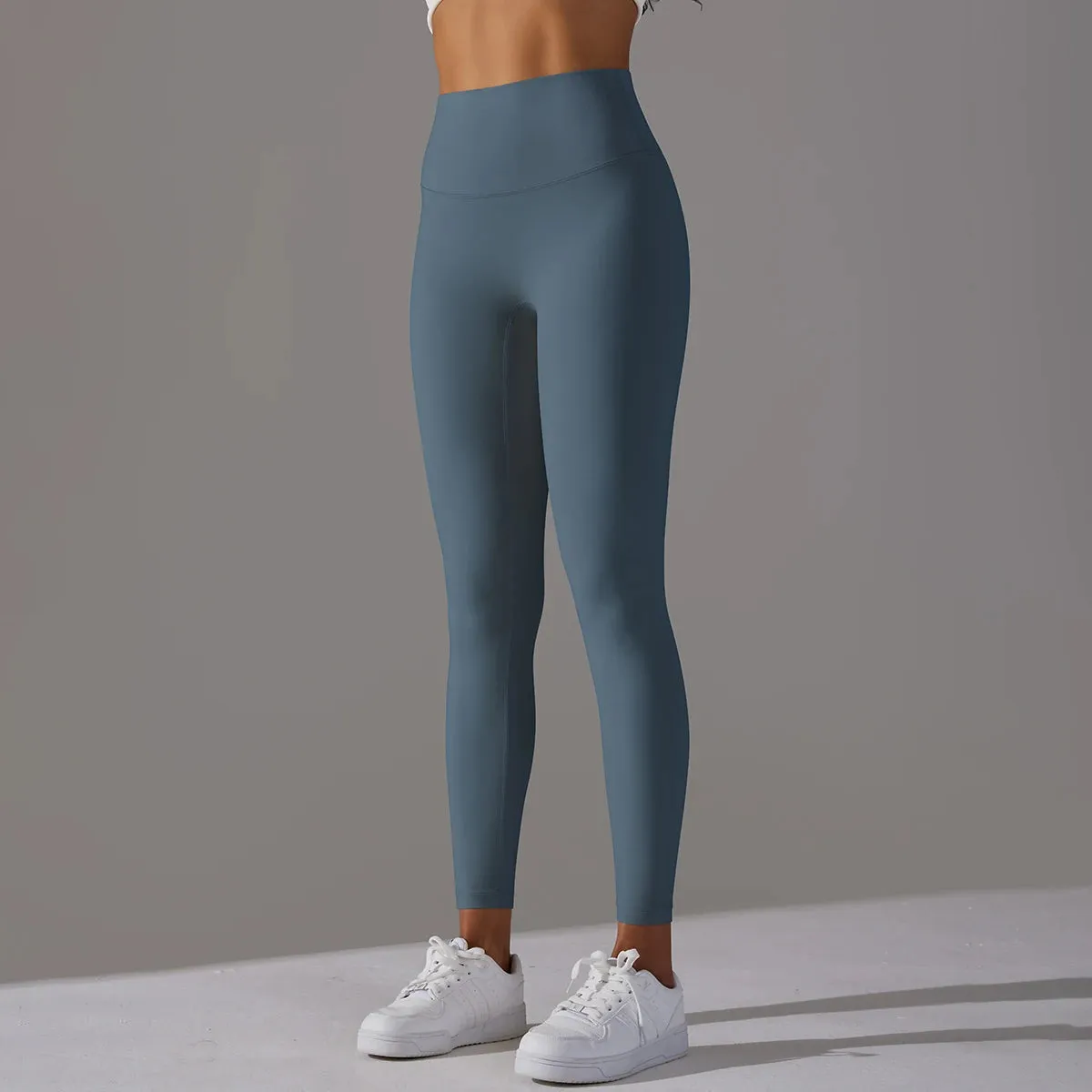 High Waist Naked Feeling Leggings - Women's Fitness Running Yoga Pants