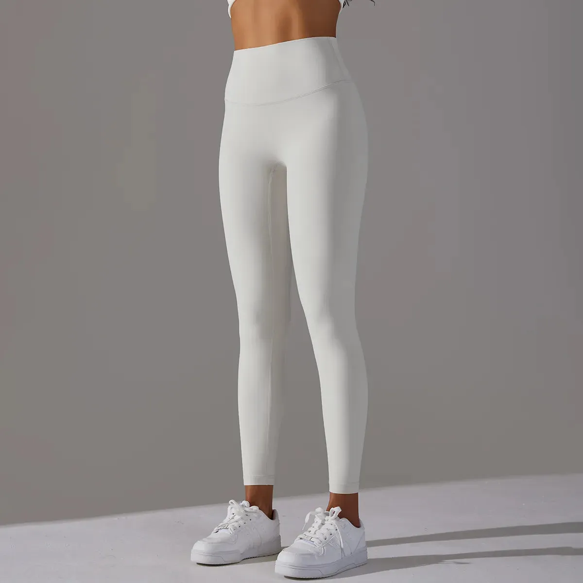 High Waist Naked Feeling Leggings - Women's Fitness Running Yoga Pants