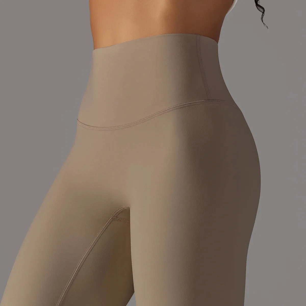 High Waist Naked Feeling Leggings - Women's Fitness Running Yoga Pants