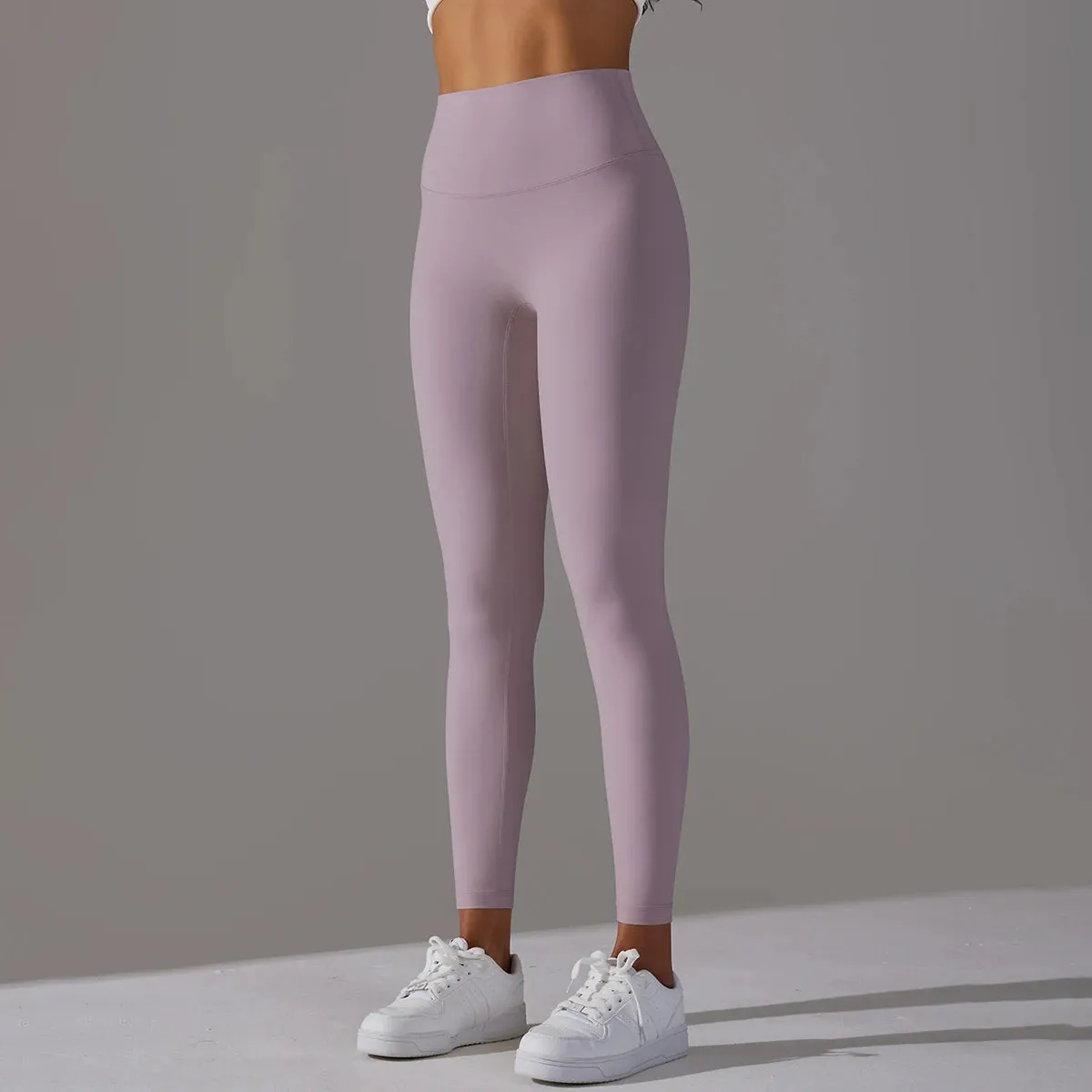 High Waist Naked Feeling Leggings - Women's Fitness Running Yoga Pants
