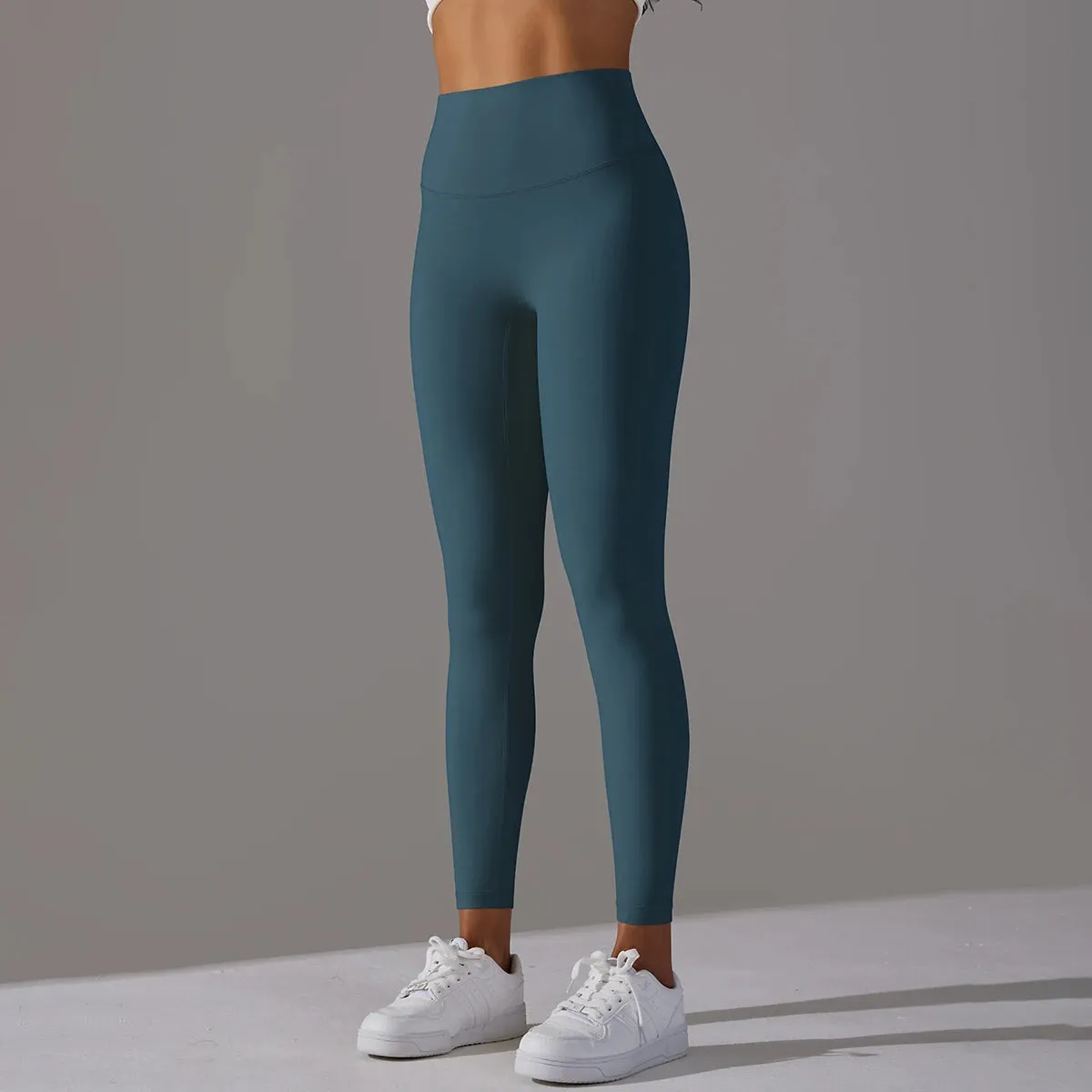 High Waist Naked Feeling Leggings - Women's Fitness Running Yoga Pants