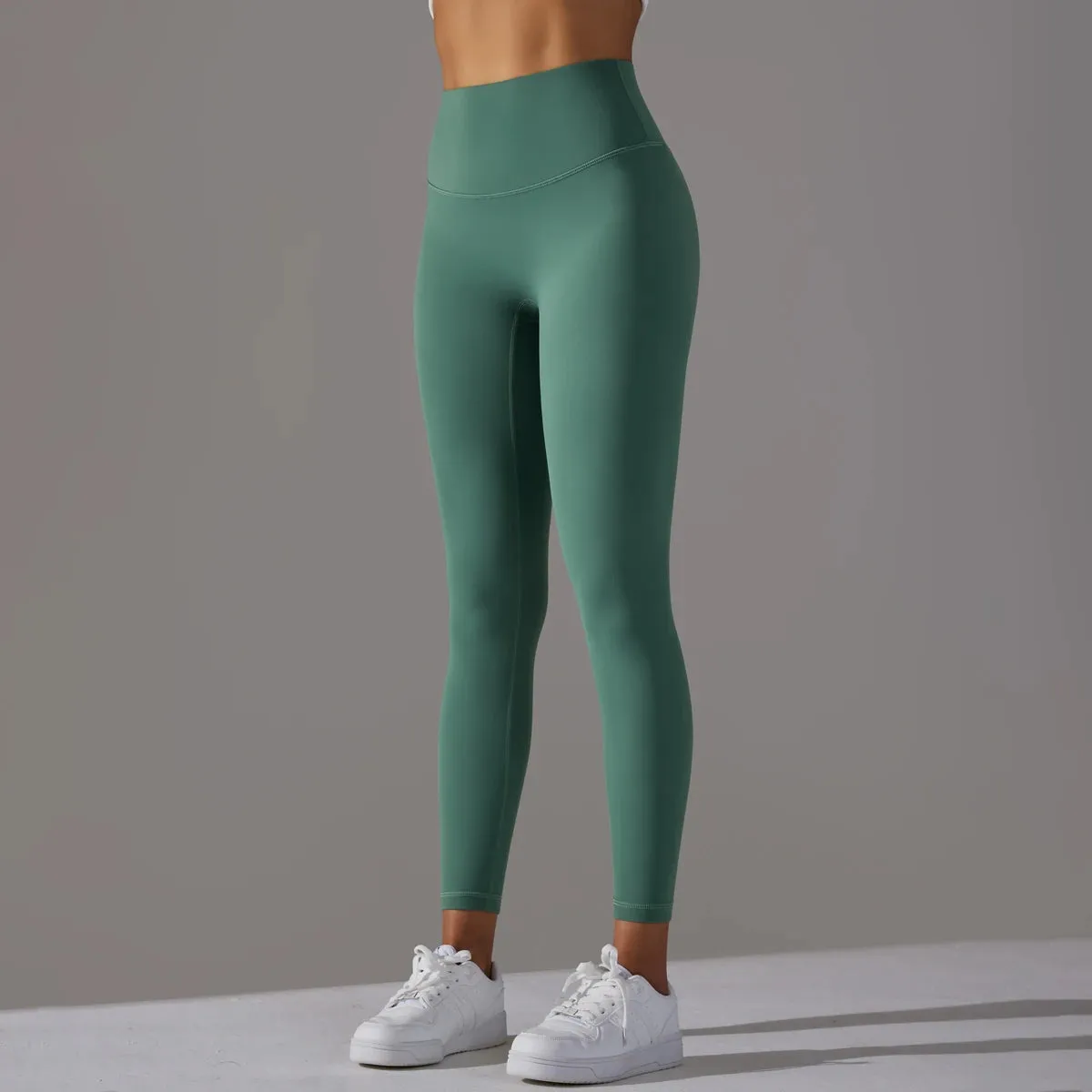 High Waist Naked Feeling Leggings - Women's Fitness Running Yoga Pants
