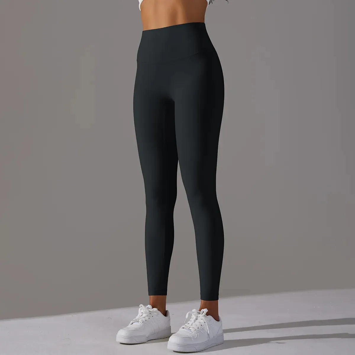 High Waist Naked Feeling Leggings - Women's Fitness Running Yoga Pants