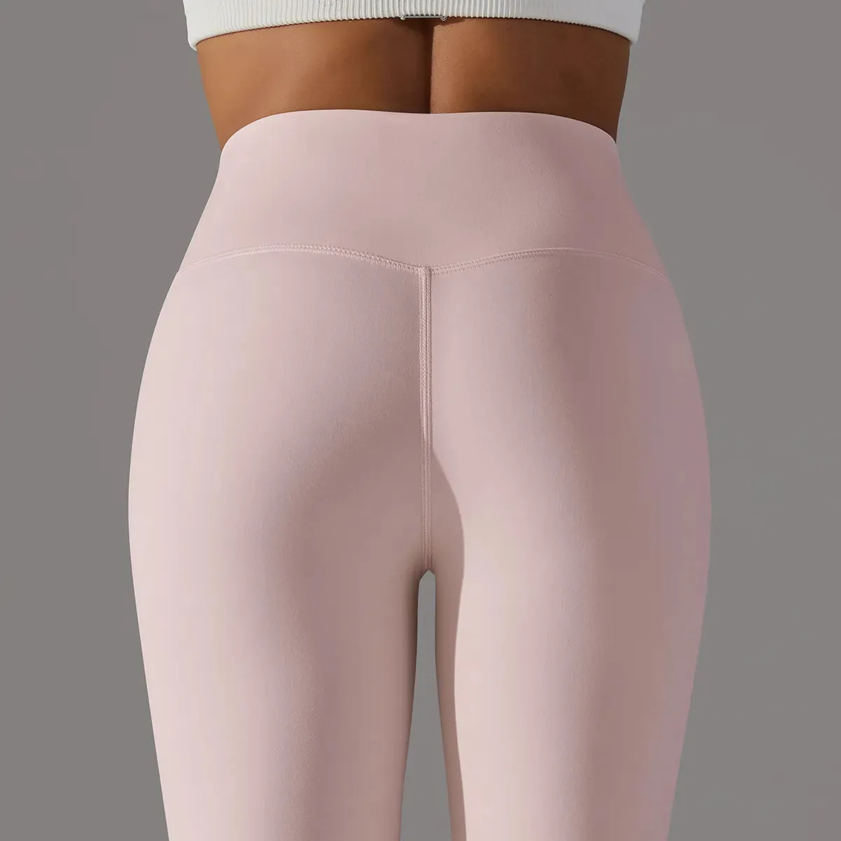 High Waist Naked Feeling Leggings - Women's Fitness Running Yoga Pants