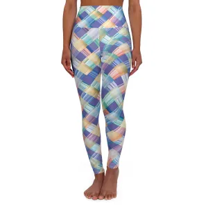 High Waisted Leggings - Edmund London Gingham