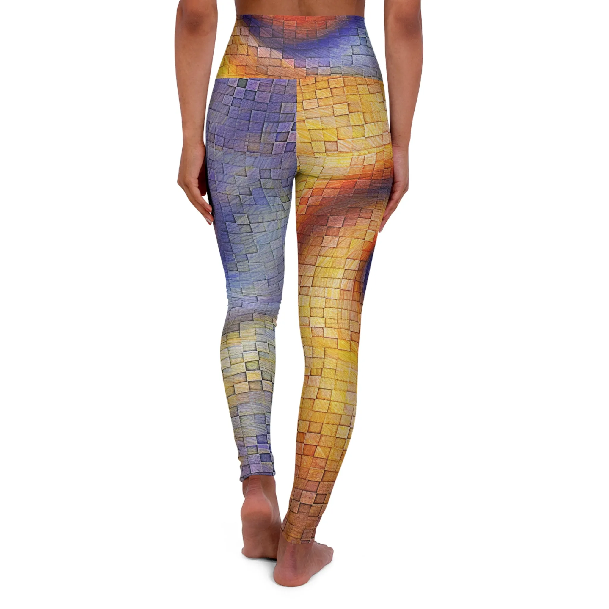 High Waisted Leggings - ImpressionistNeutron.
