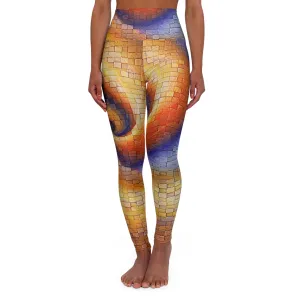 High Waisted Leggings - ImpressionistNeutron.