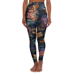 High Waisted Leggings - Sappho Paris Jacobean