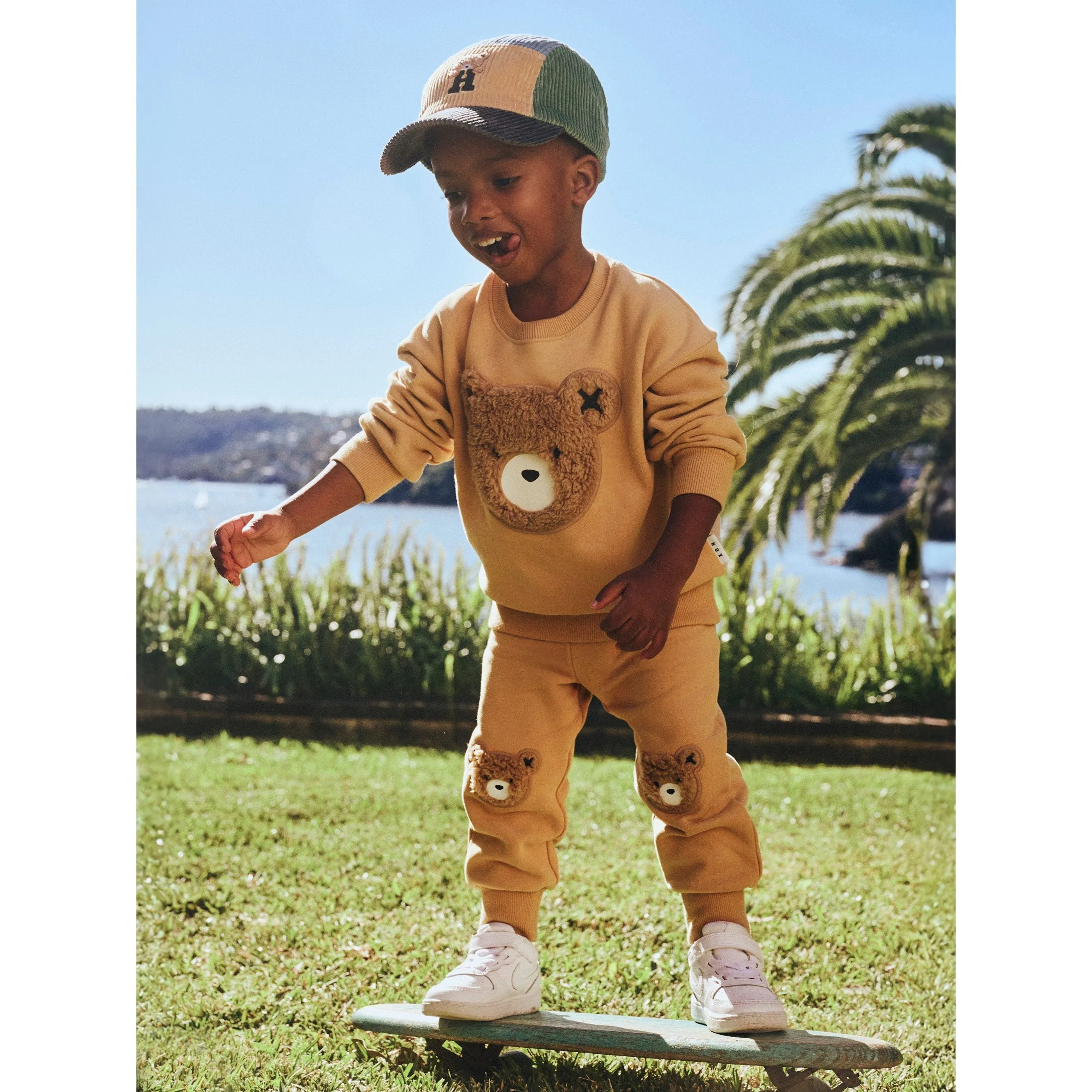 Honey Furry Huxbear Track Pant