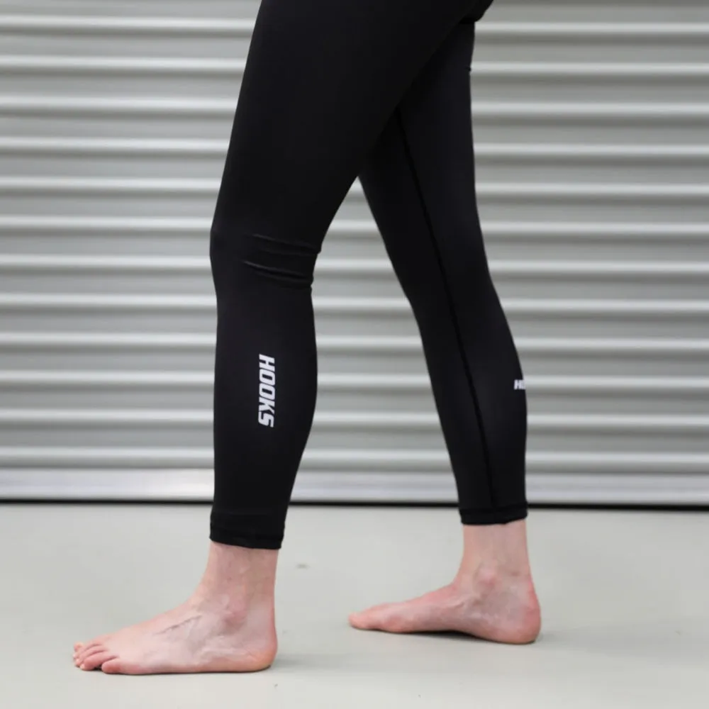 Hooks BJJ Spats - Core - Black