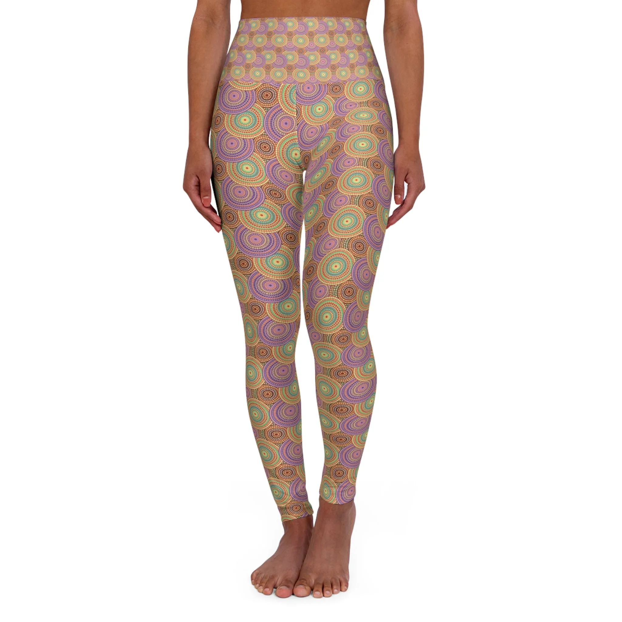 I Love Indigenous | High Waisted Yoga Leggings For Women | Activewear