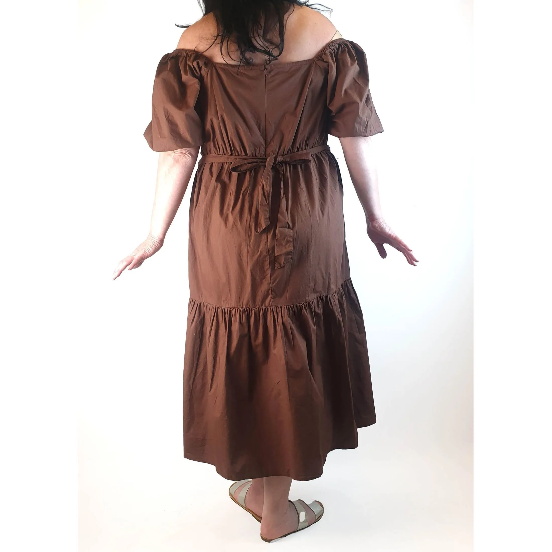 Influence brown cotton dress size 20