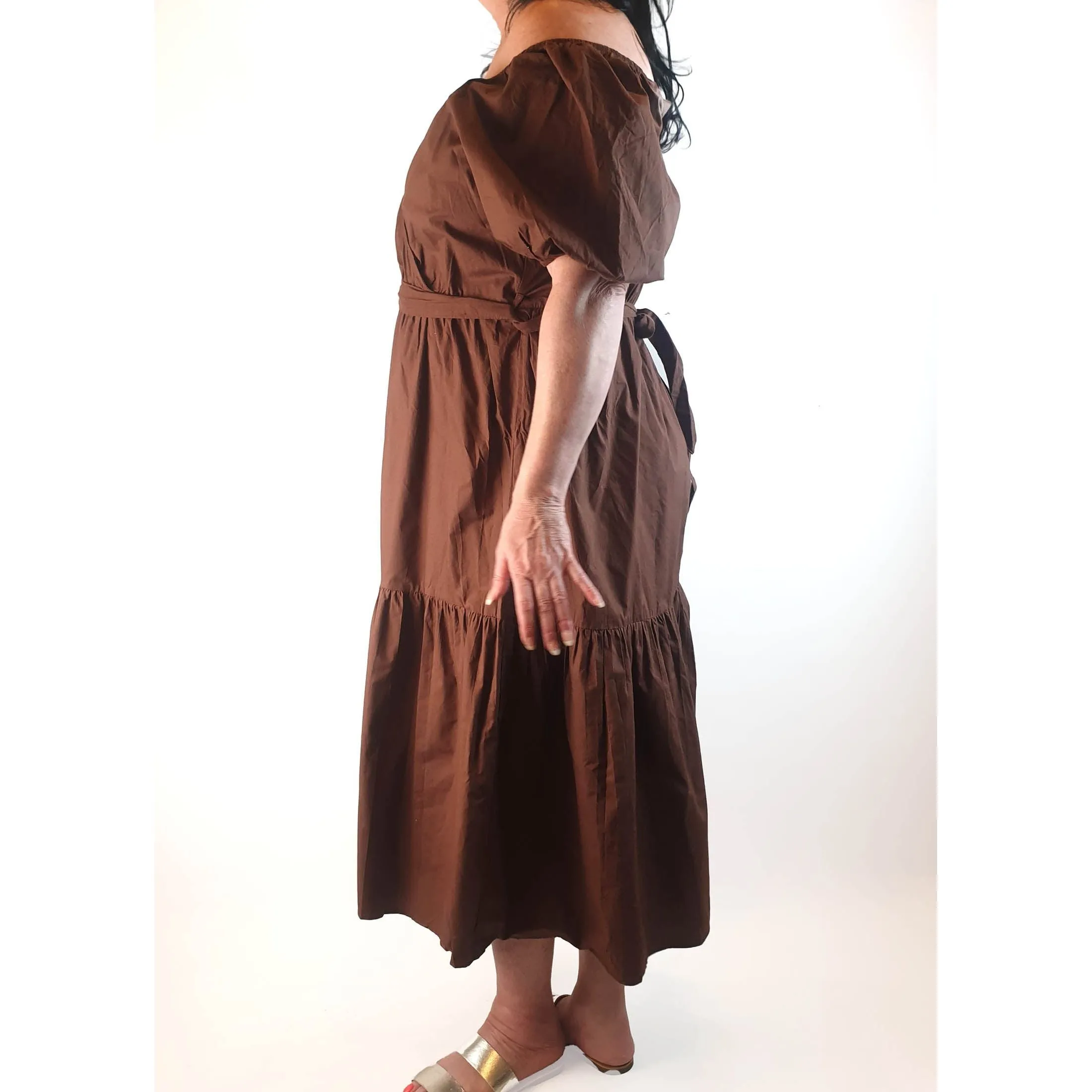 Influence brown cotton dress size 20