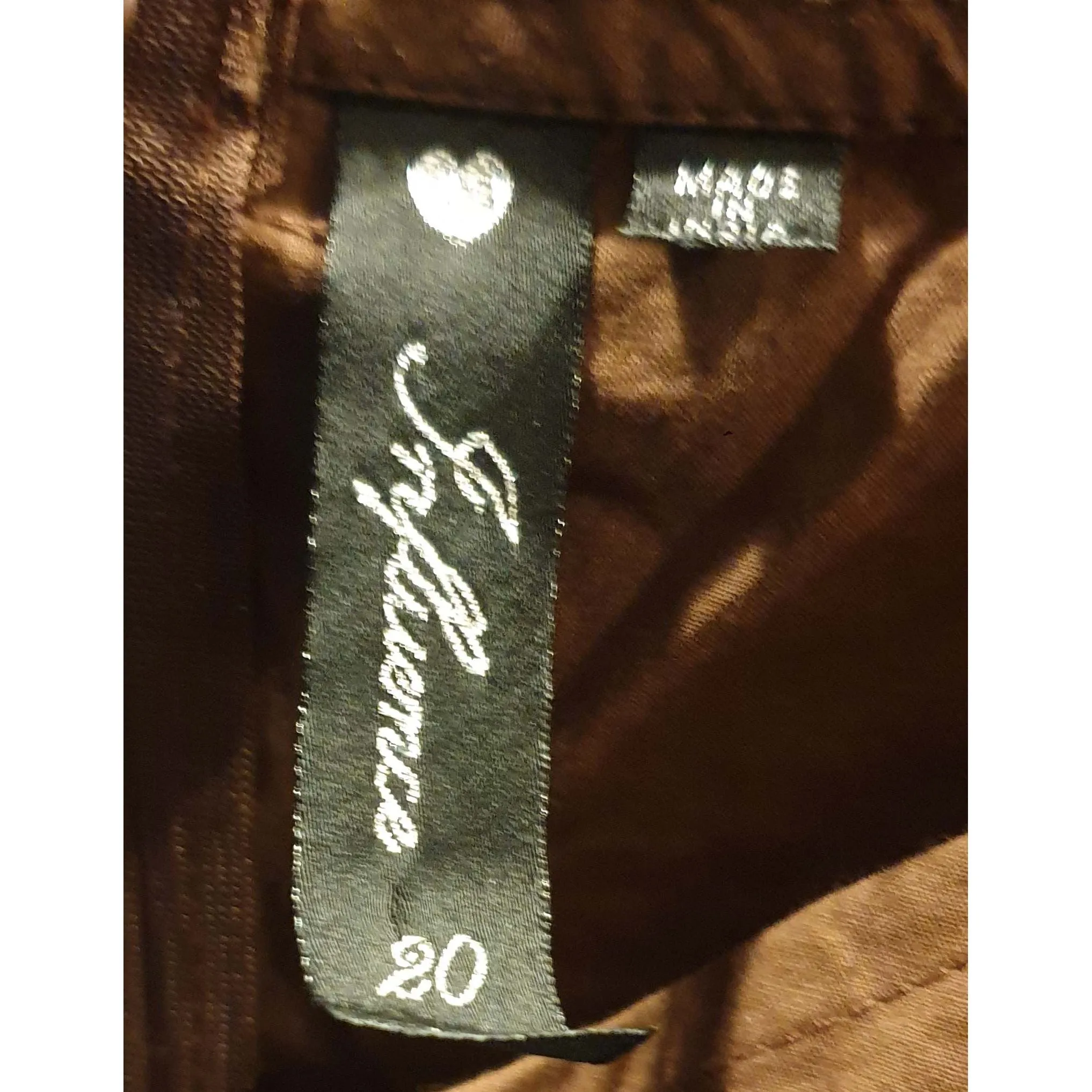 Influence brown cotton dress size 20