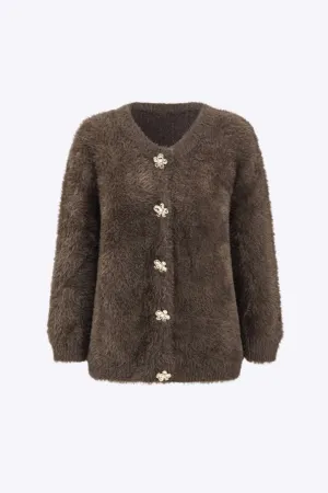 Isabel - Timeless Knitted Style Woman's Long Sleeve Cardigan