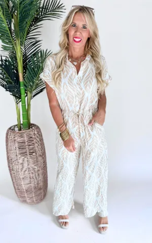Its the Beach Life for Me Jumpsuit | Sand **FINAL SALE