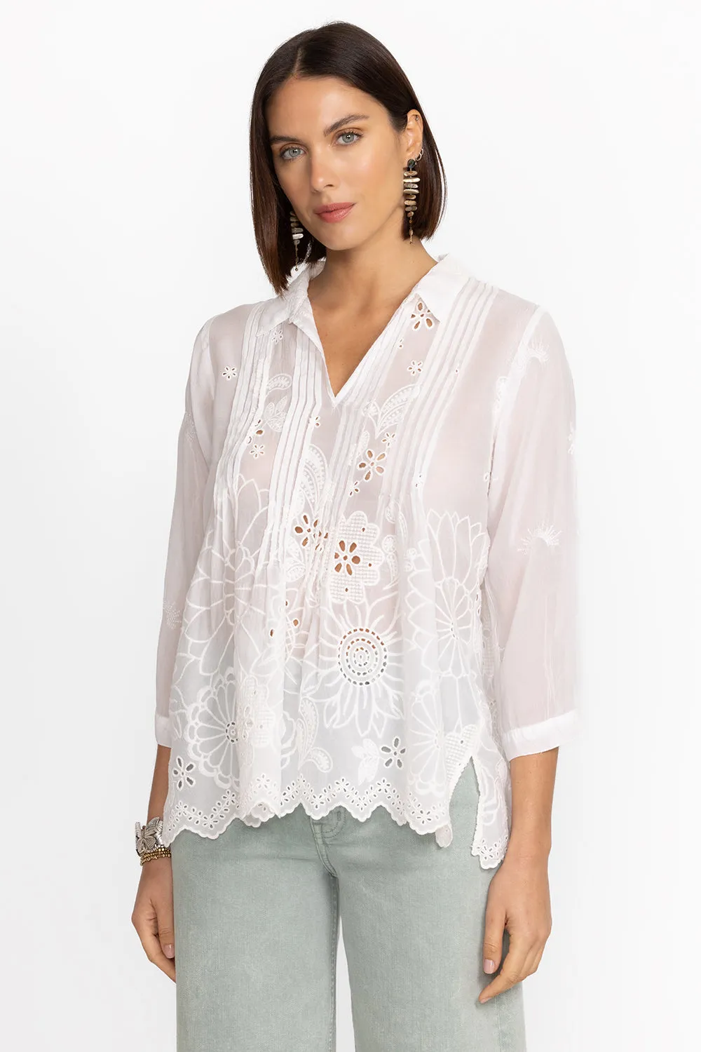 Johnny Was Lemmi Blouse - Jazlynn C15024-4