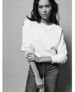 Jovie Classic Sweatshirt White