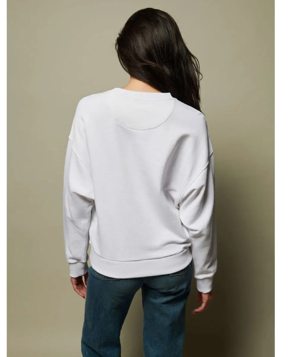 Jovie Classic Sweatshirt White