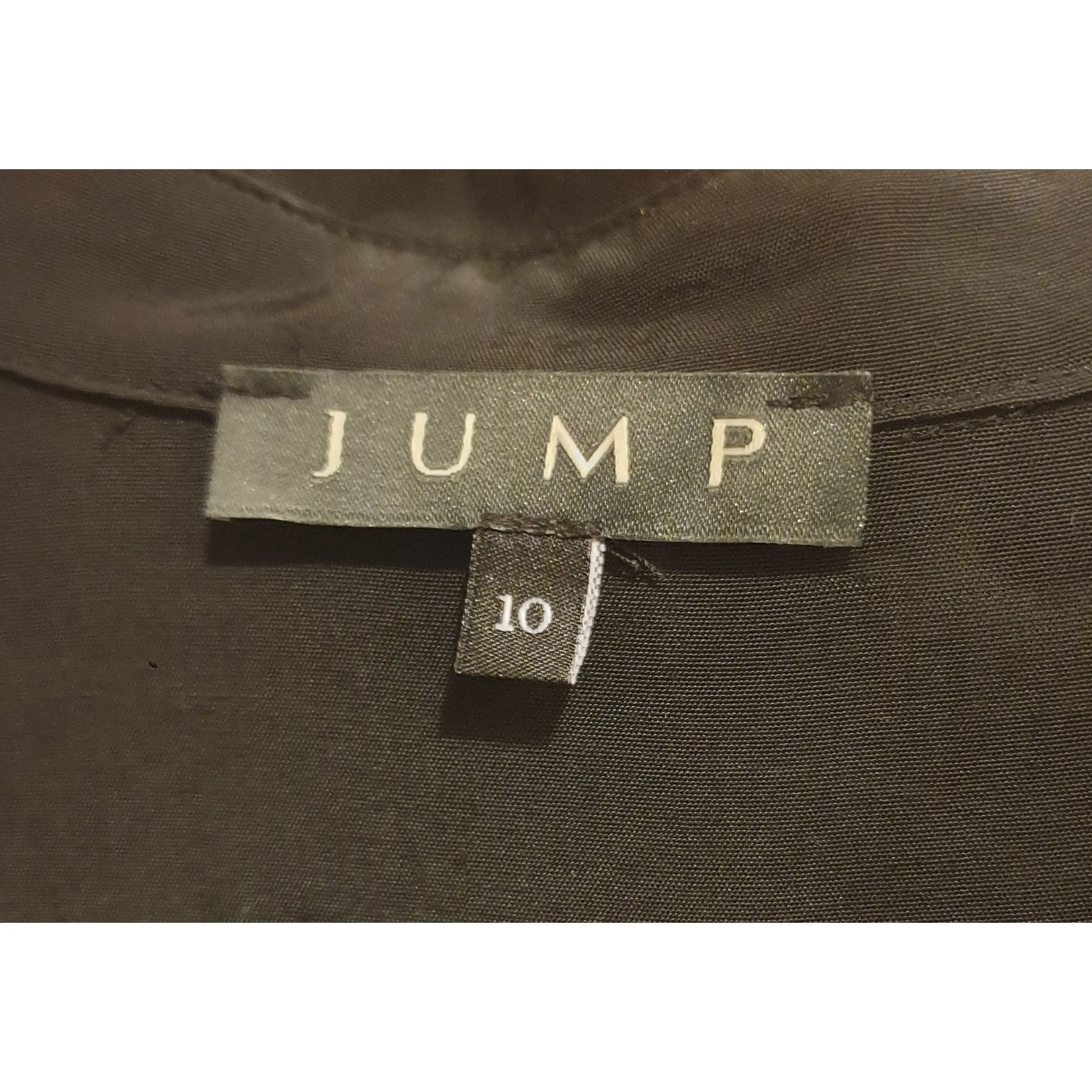 Jump black silky feel long sleeve maxi shirt dress size 10 (small fit, best fits size 8)