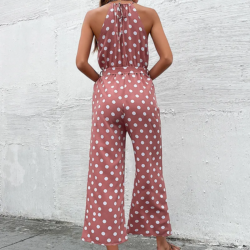 Jumpsuit mit Polka Dots