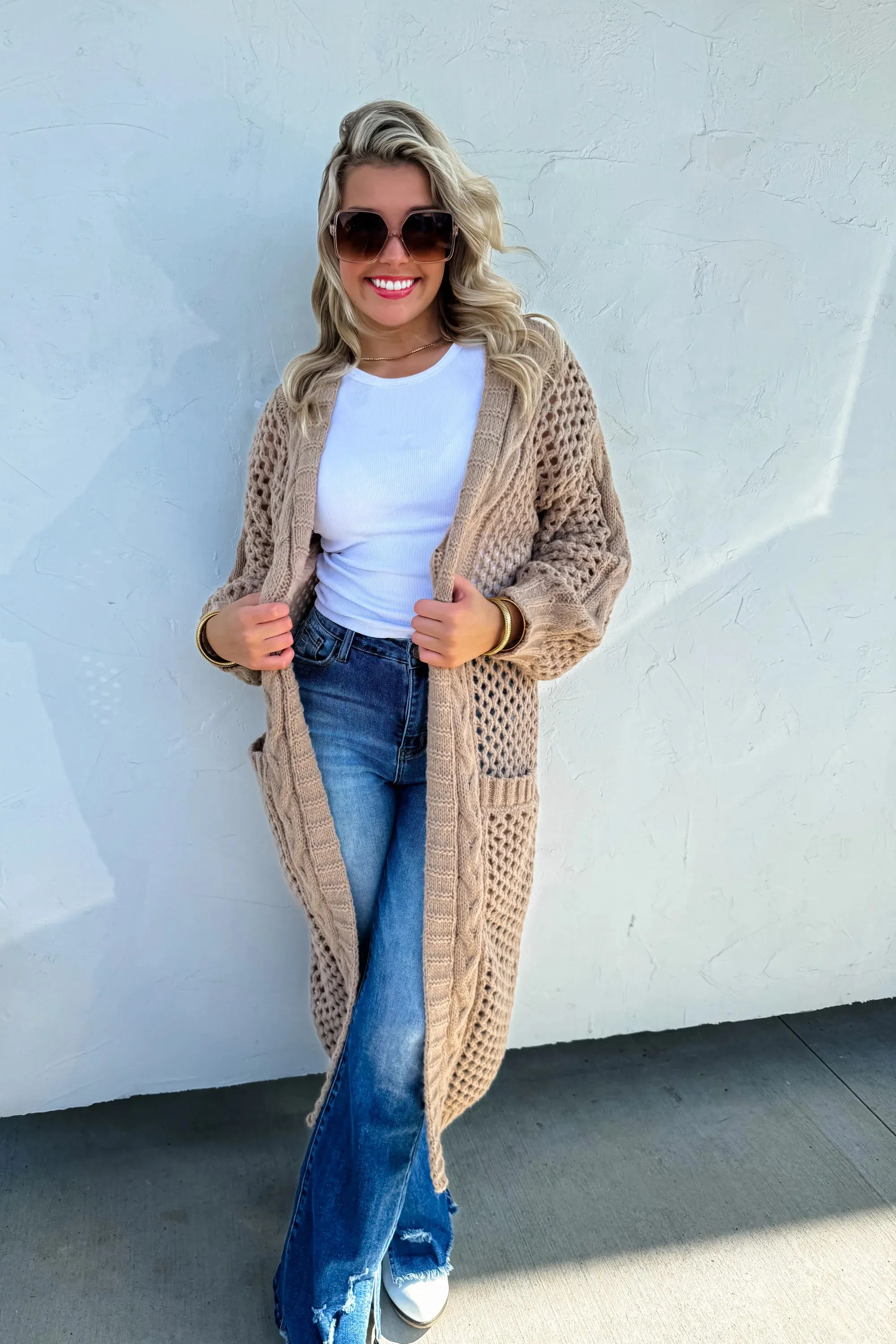 Kandias Knit Cardigan | Mocha