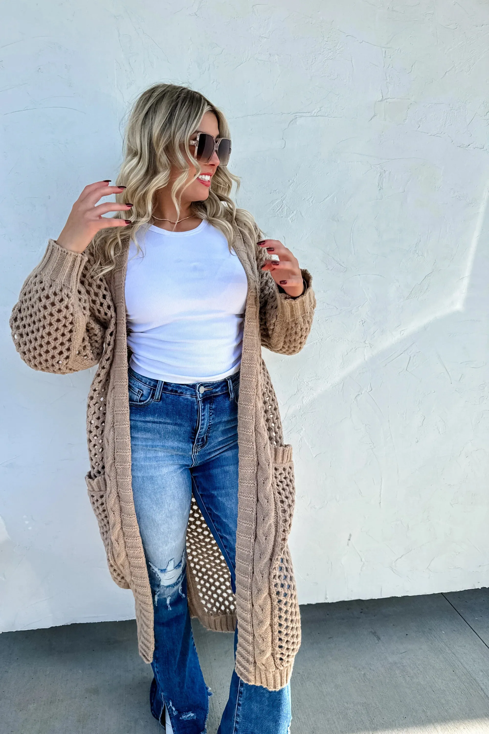 Kandias Knit Cardigan | Mocha