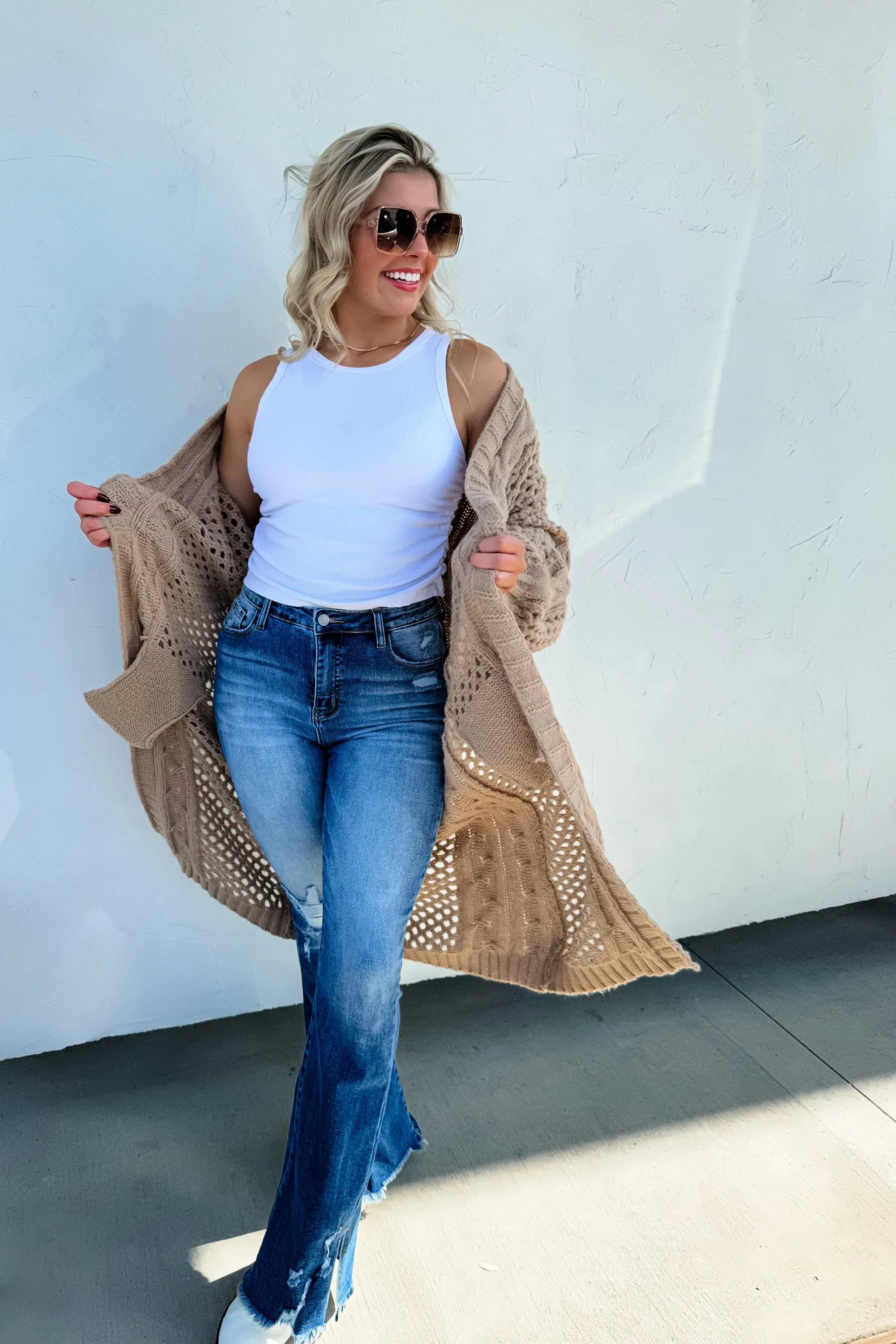 Kandias Knit Cardigan | Mocha