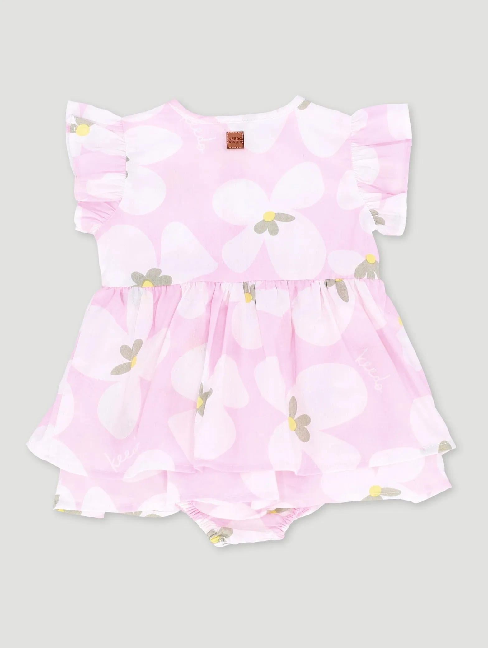 Keedo Baby Girl Blooms Poplin Bloomer