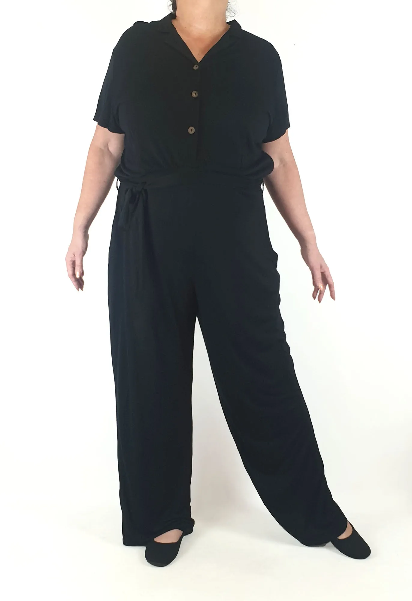 Kholo black jumpsuit size 20