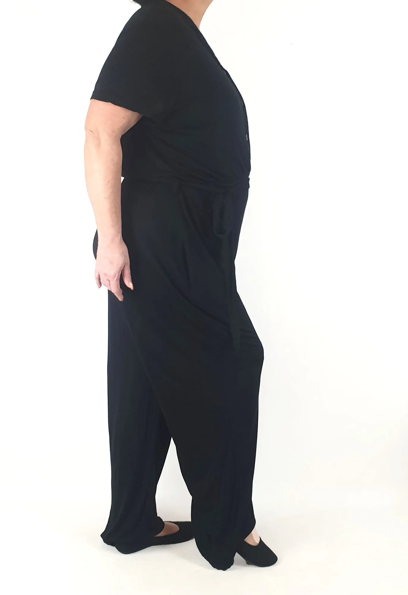 Kholo black jumpsuit size 20