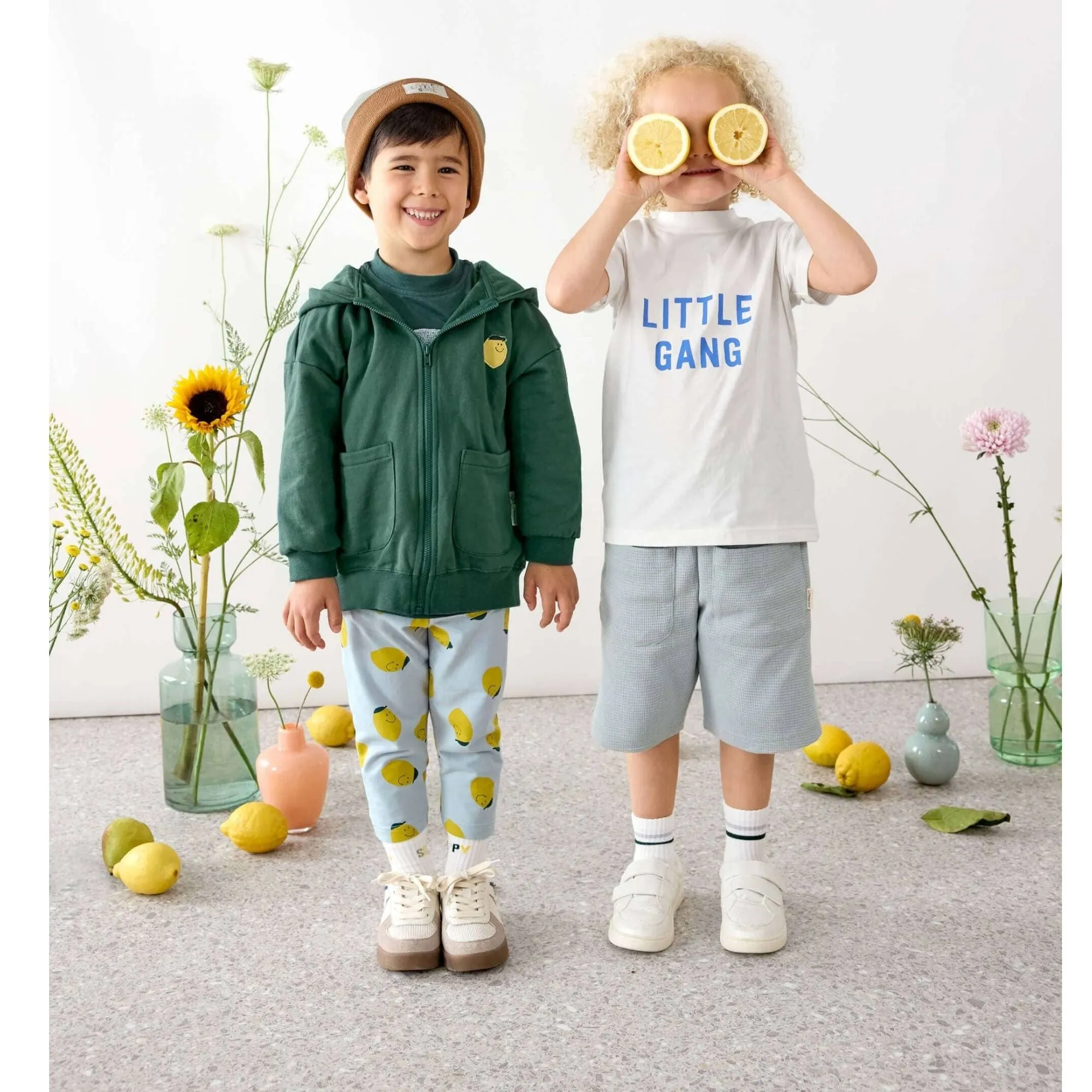 Kinder Leggings Little Gang aus Bio-Baumwolle GOTS