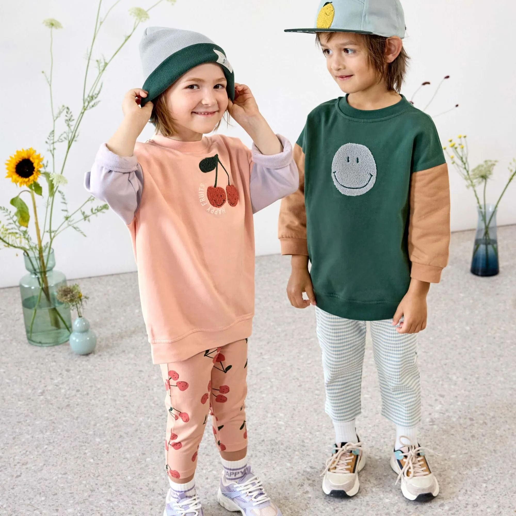 Kinder Leggings Little Gang aus Bio-Baumwolle GOTS