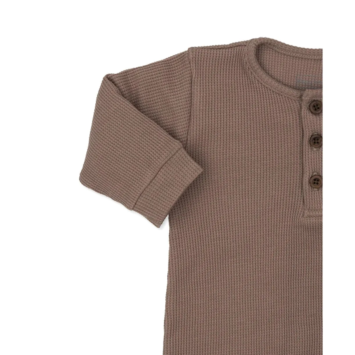 Kissy Kissy Mini Waffle Brown Playsuit