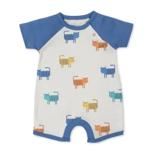 Kissy Love Lil Tigers Short Playsuit