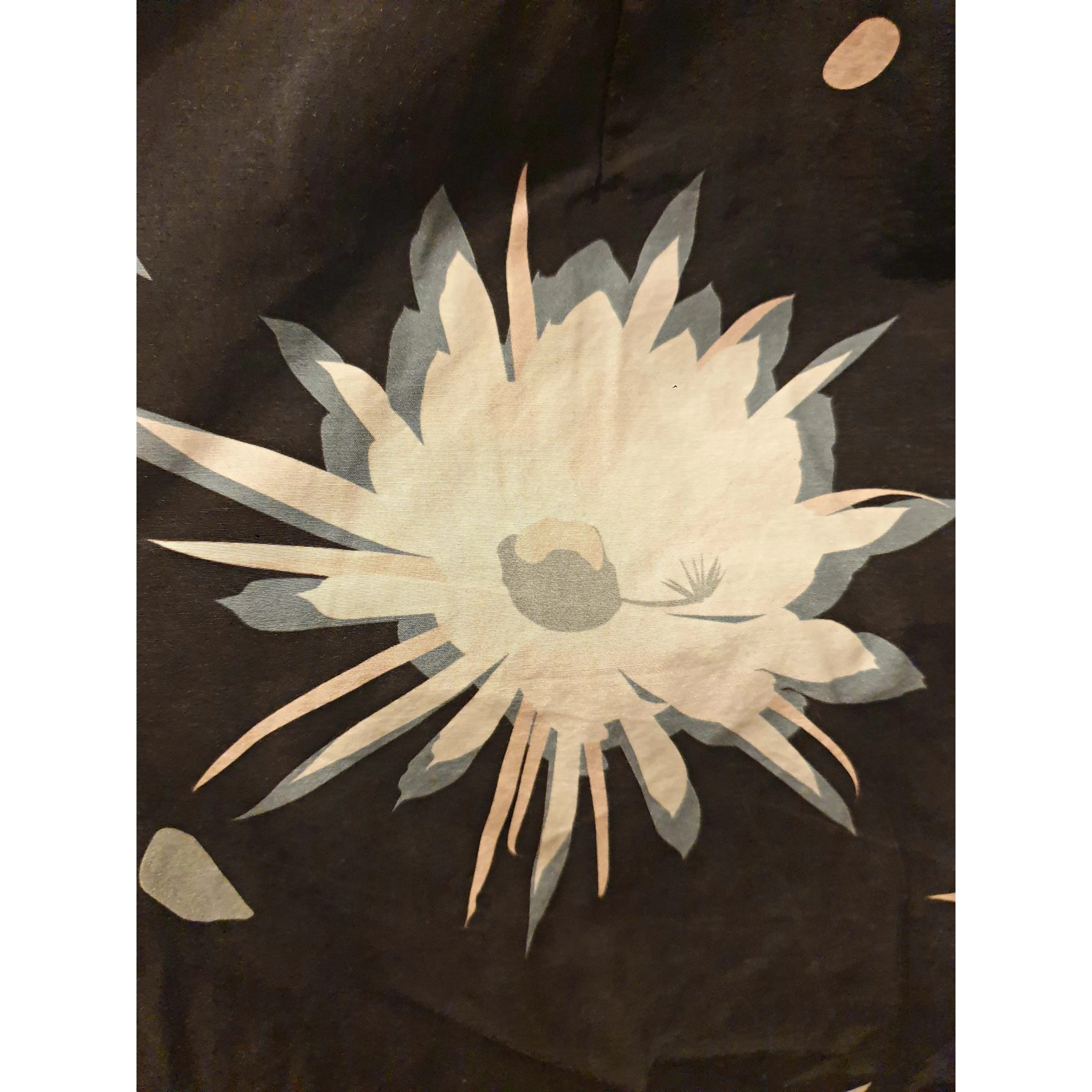 Kloke navy dress with cute flower and petal print size S (best fits size 10)