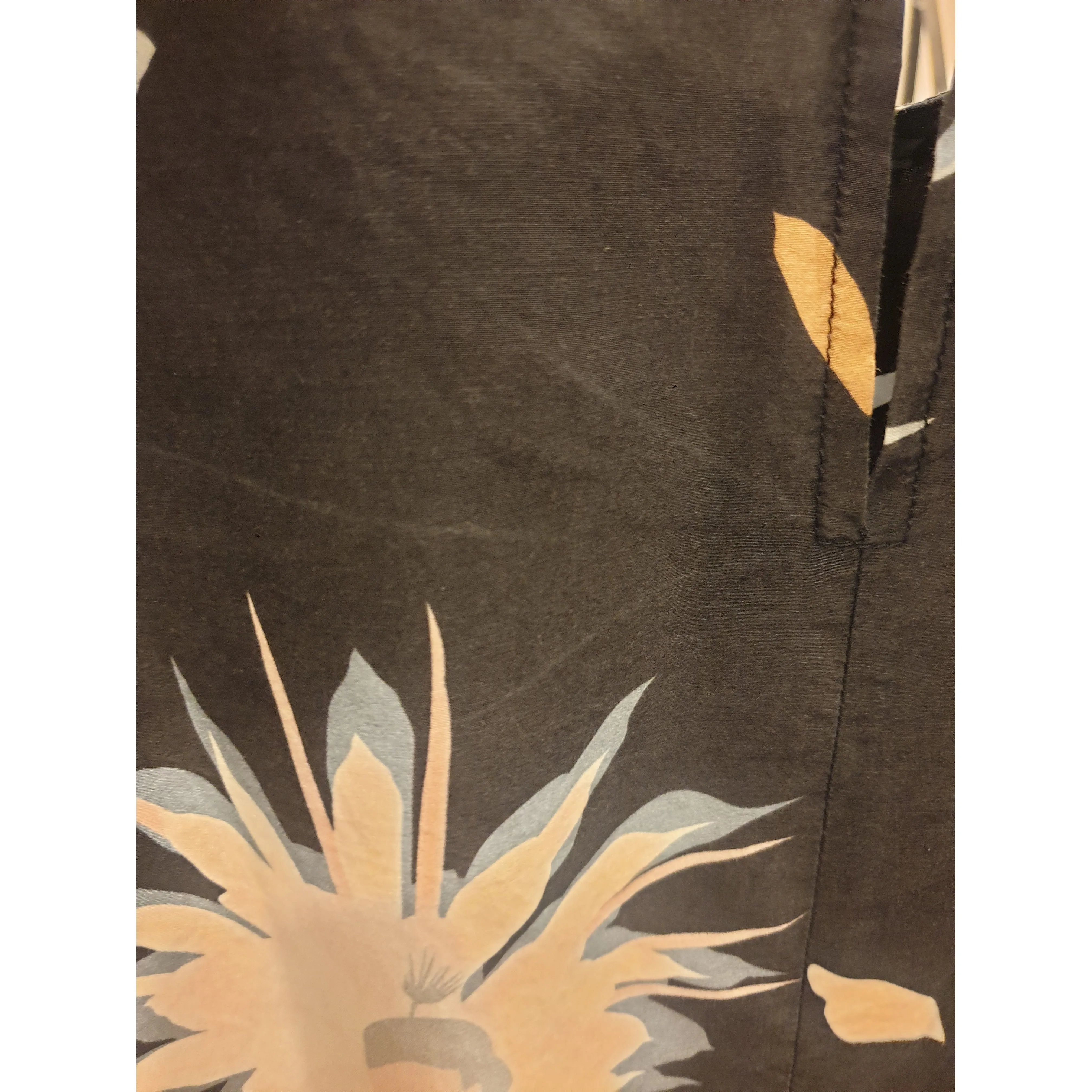 Kloke navy dress with cute flower and petal print size S (best fits size 10)