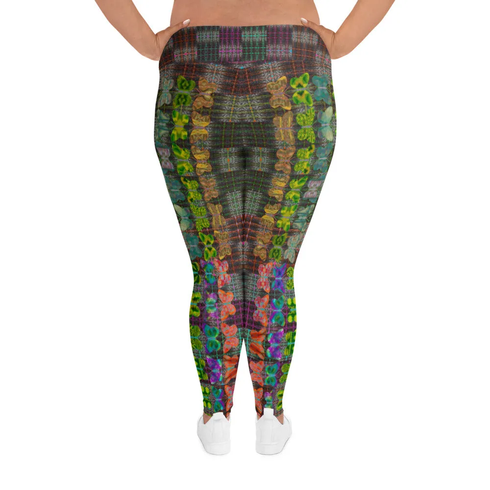 Leggings (Plus Size)(Butterfly Glade Tree Link Pride Stripes) RJSTHS2022 RJS